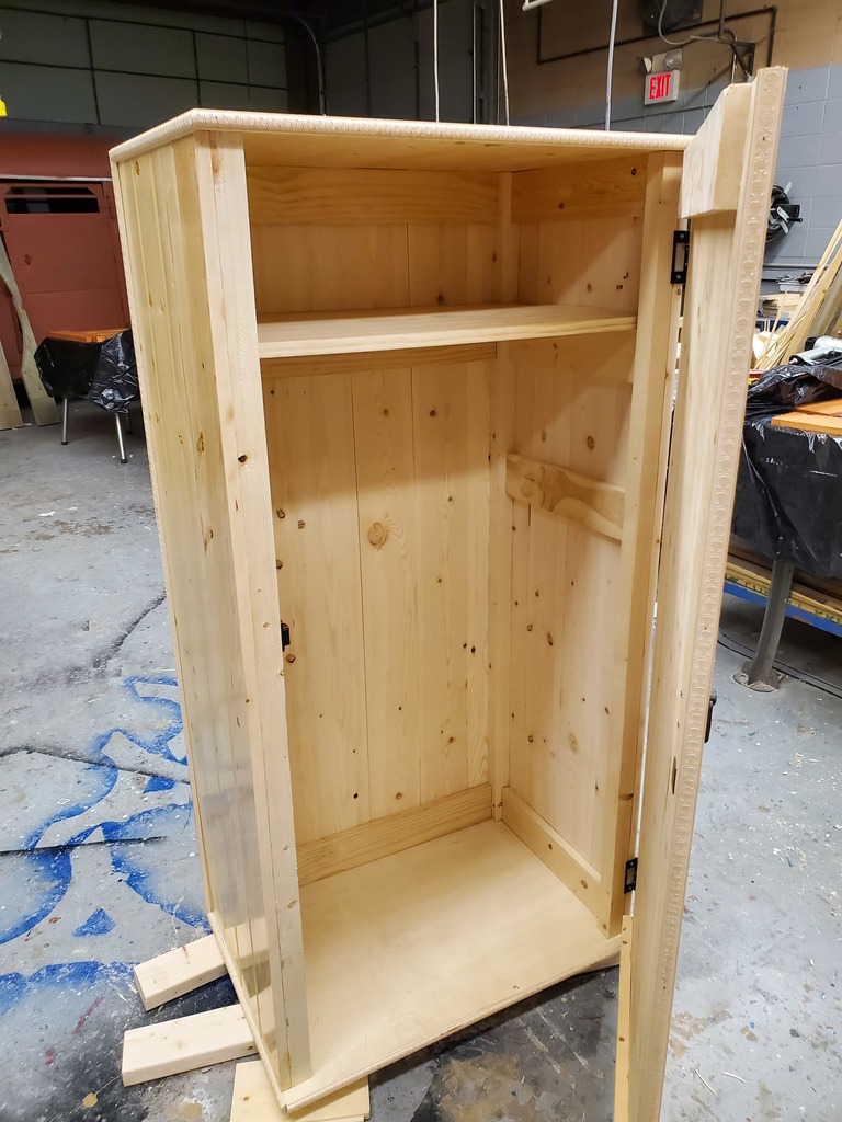 gun cabinet interior