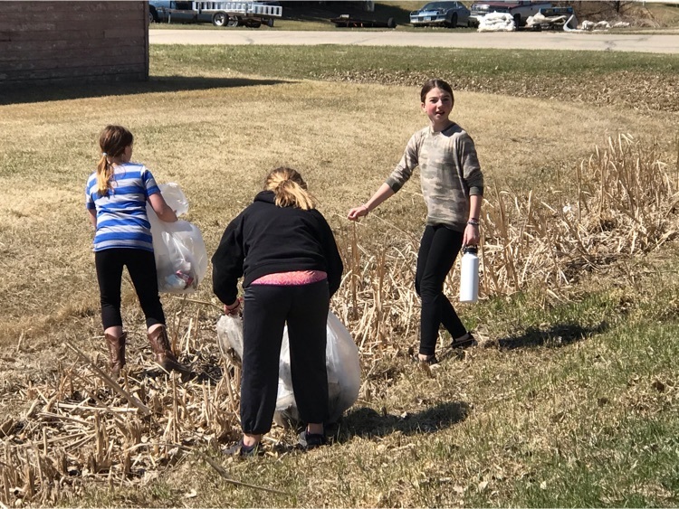 These ladies picked up all they could find.