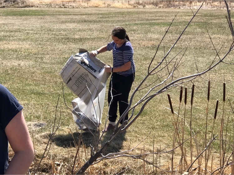 Finding a lot of trash