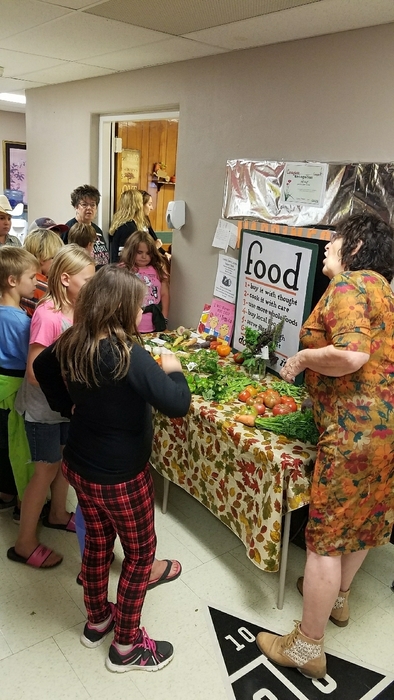 Learning about different veggies