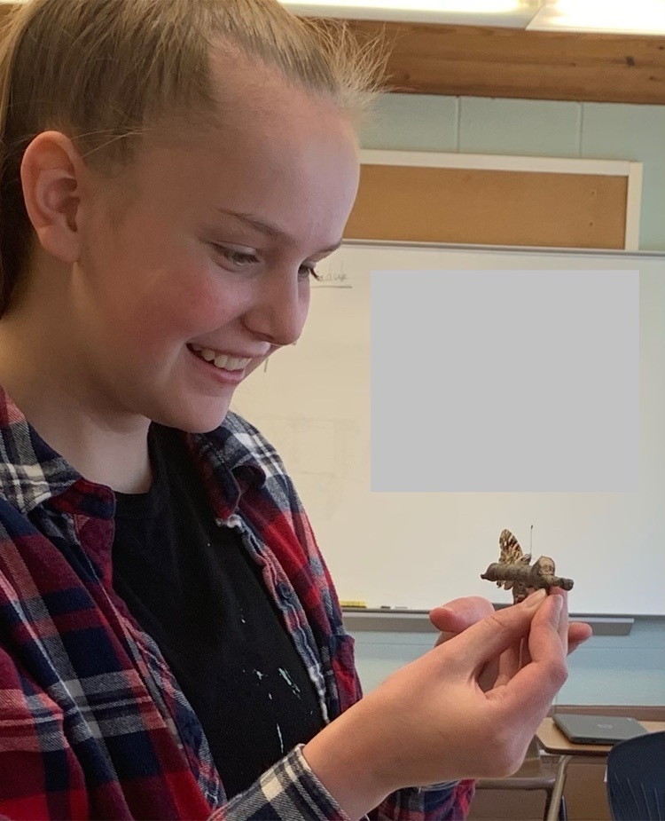 Brooke holding butterfly