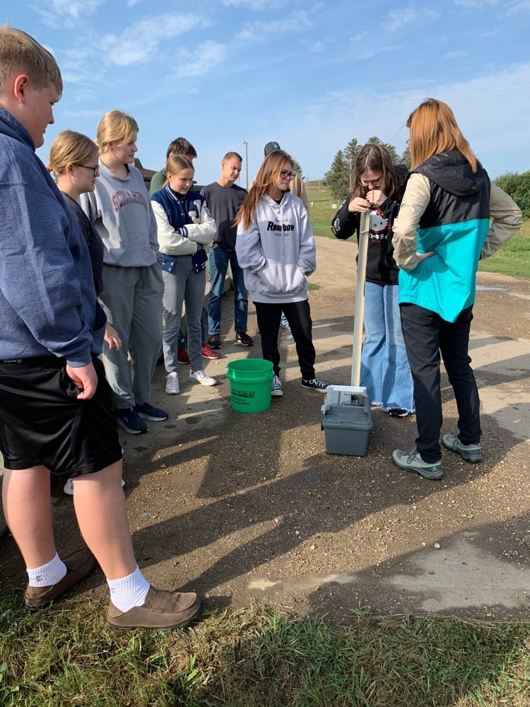 students learning about turbidity